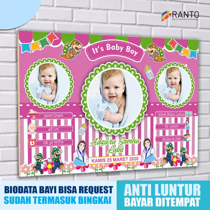 Detail Bingkai Nama Bayi Baru Lahir Nomer 40