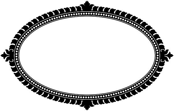 Detail Bingkai Oval Vector Nomer 3