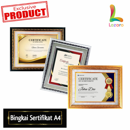 Detail Bingkai Piagam Kosong Nomer 22