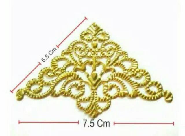 Detail Bingkai Pojokan Nomer 17