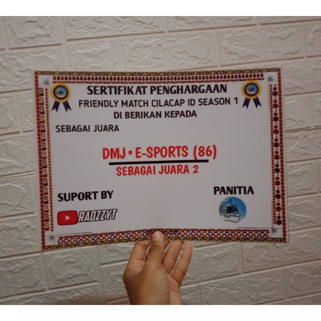 Detail Bingkai Sertifikat Ff Koleksi Nomer 45 Detail Bingkai Sertifikat Ff Koleksi Nomer 45