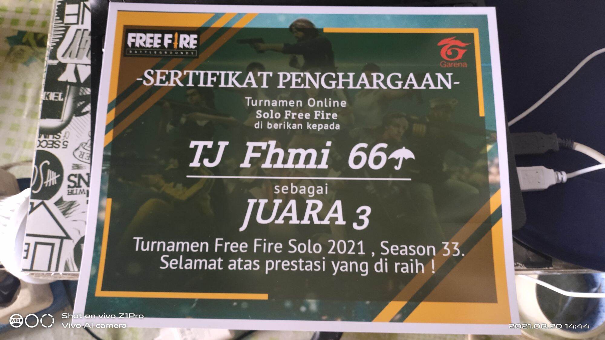 Detail Bingkai Sertifikat Ff Koleksi Nomer 58 Detail Bingkai Sertifikat Ff Koleksi Nomer 58