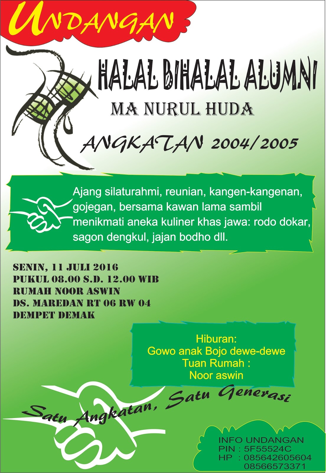 Detail Bingkai Undangan Halal Bihalal Nomer 35