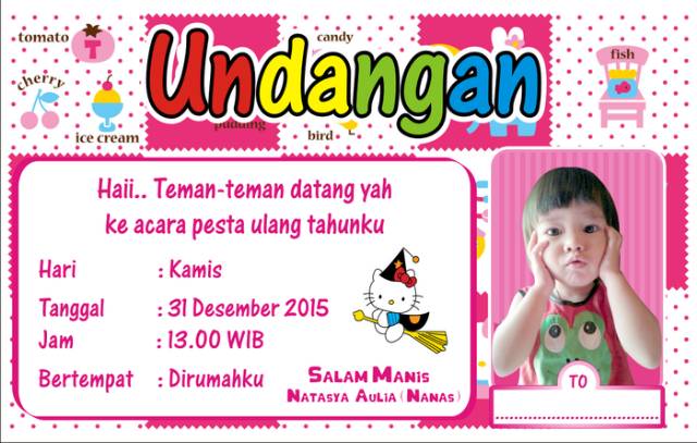 Detail Bingkai Undangan Ulang Tahun Anak Koleksi Nomer 5