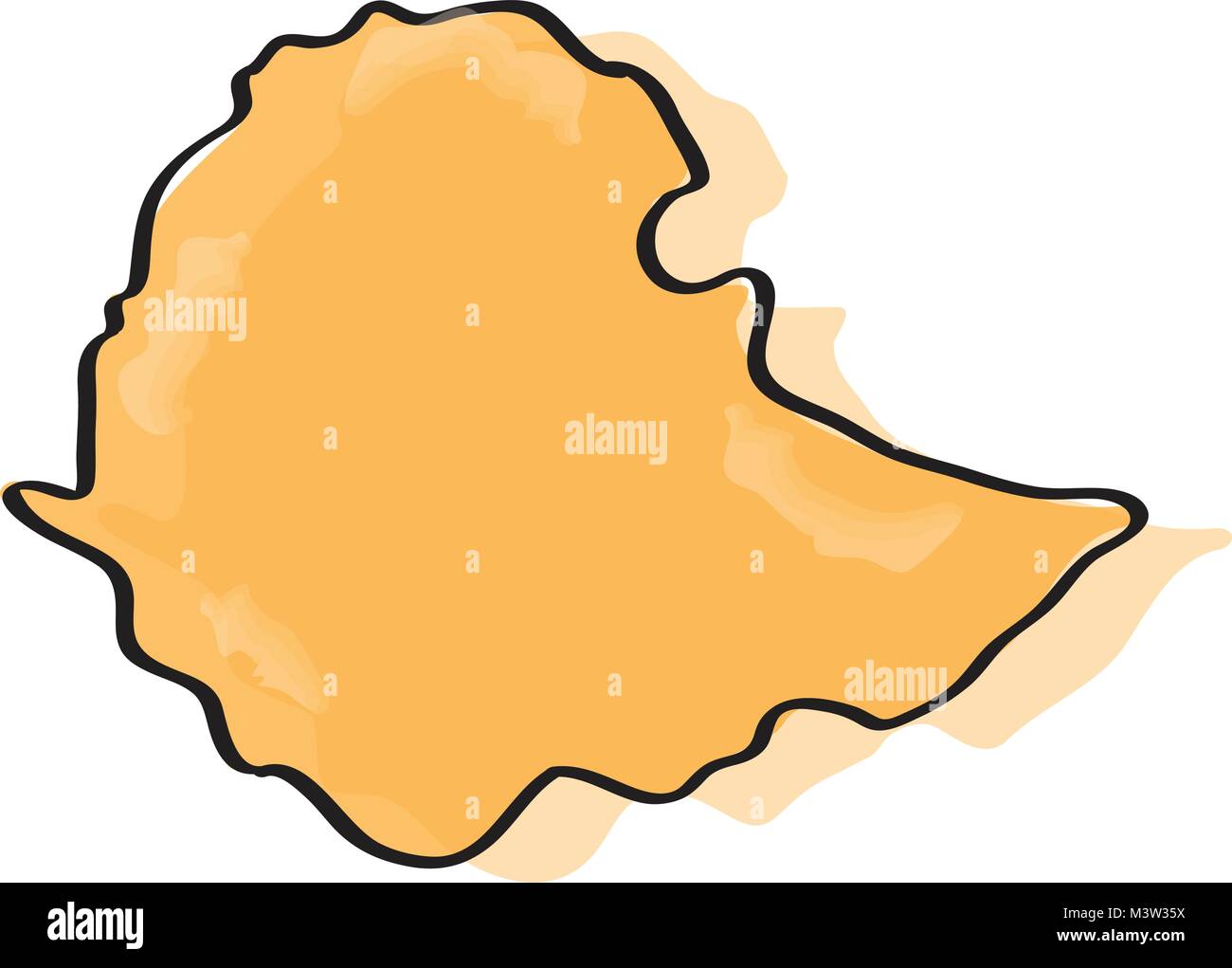 Detail Ethiopian Highlands Map Nomer 11