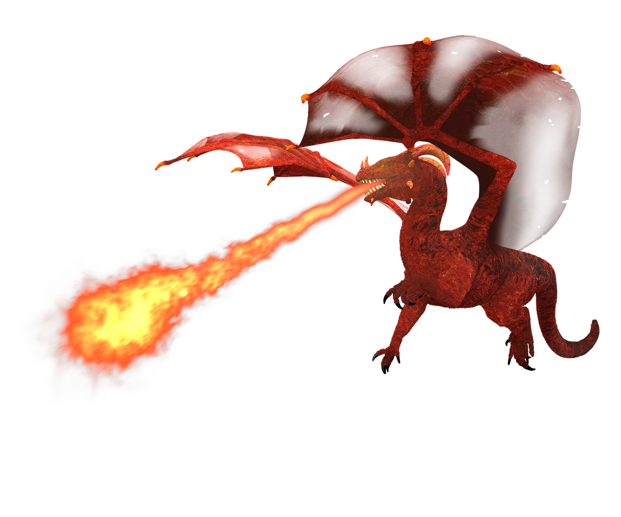 Detail Feuerspuckender Drache Nomer 22