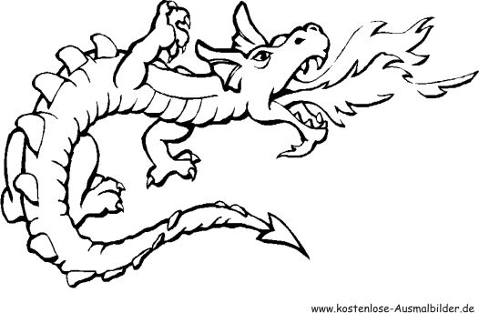 Detail Feuerspuckender Drache Nomer 2