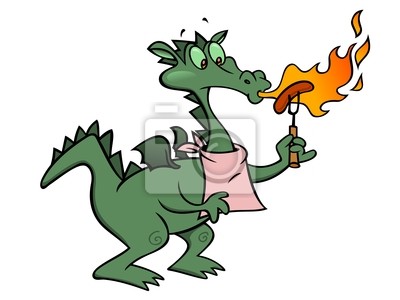 Detail Feuerspuckender Drache Nomer 4