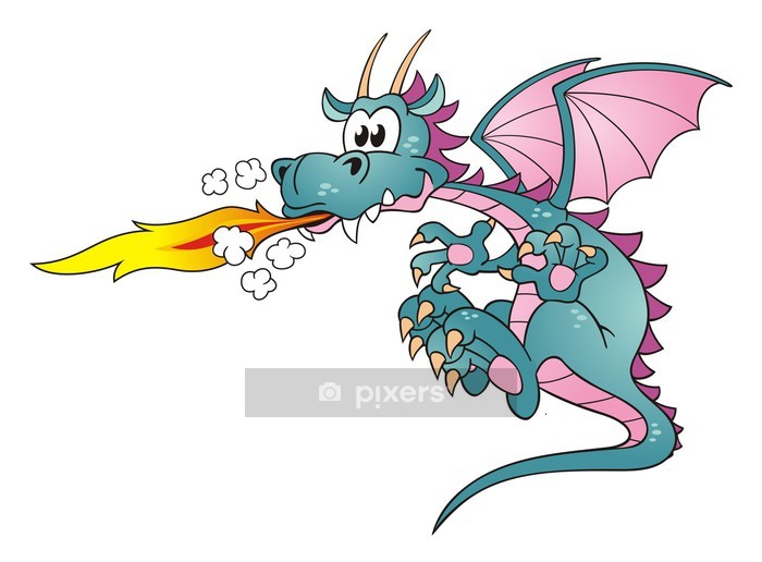 Detail Feuerspuckender Drache Nomer 7