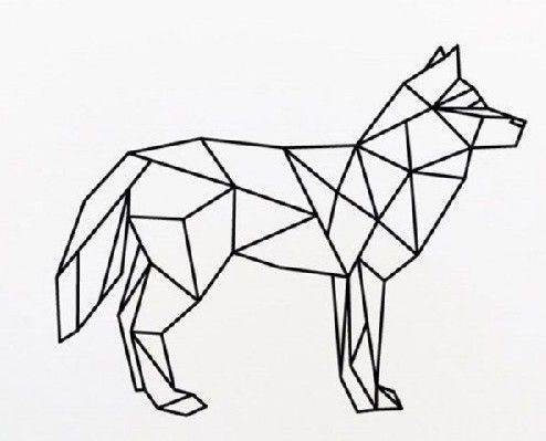 Detail Geometrische Tattoos Tiere Nomer 16