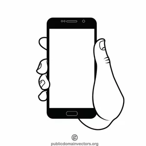 Detail Hand Mit Handy Nomer 8
