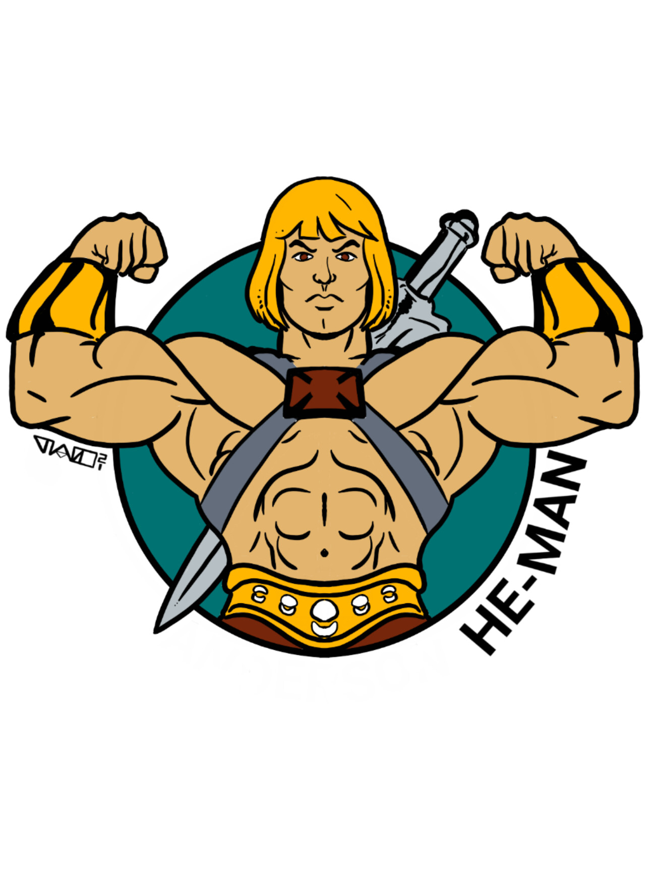 Detail He Man Logo Nomer 6