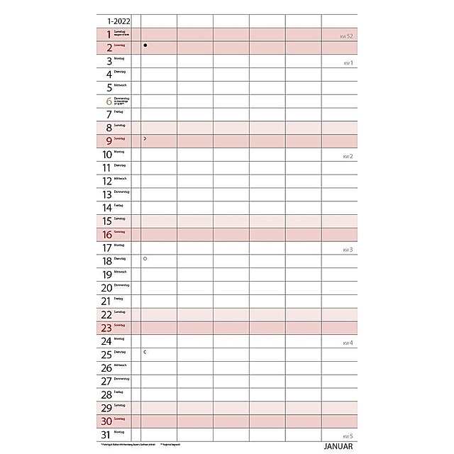 Detail Kalender Januar 2022 Nomer 20