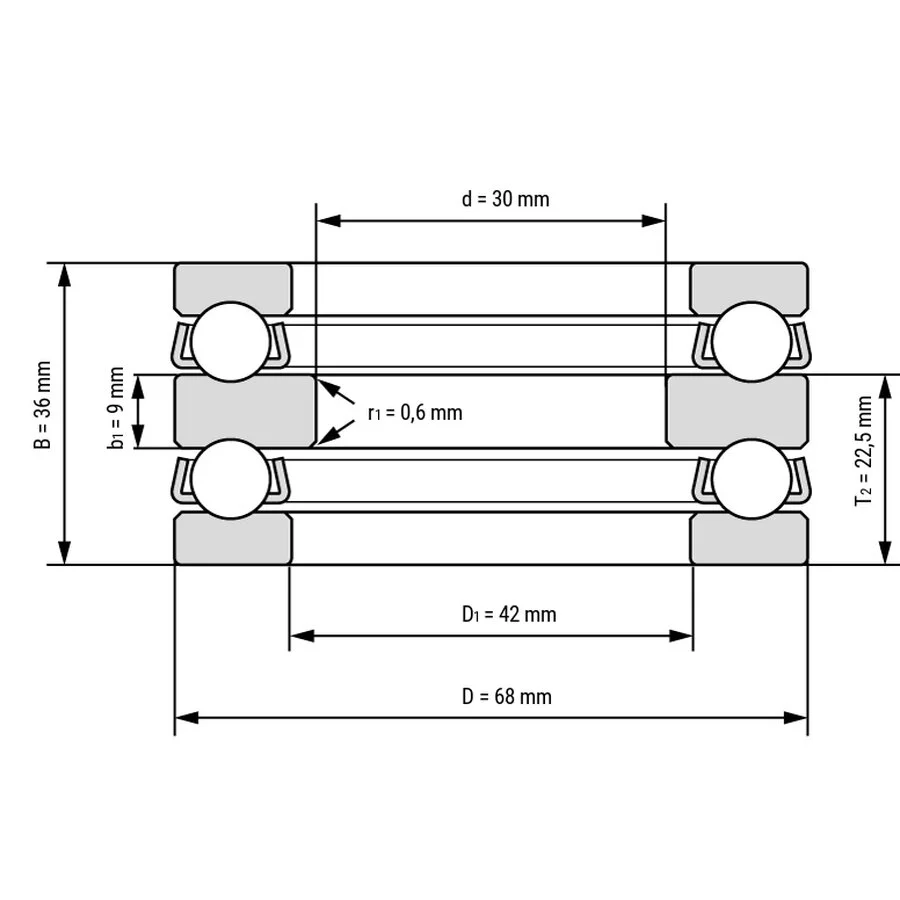 Detail Kugellager Technische Zeichnung Nomer 3