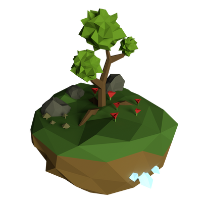 Detail Low Poly Cactus Nomer 16
