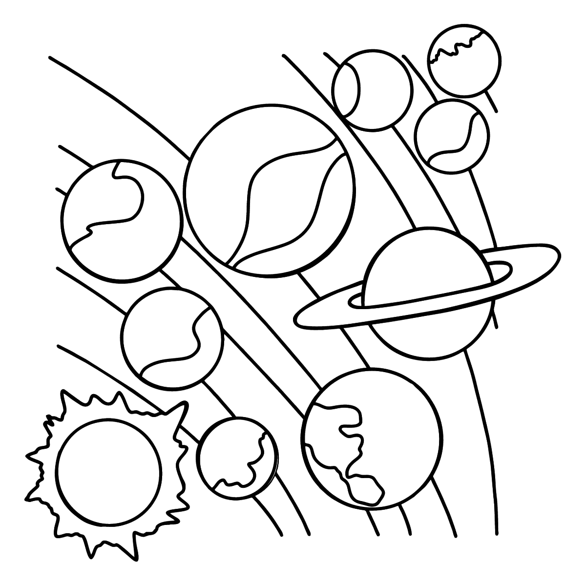Detail Sonnensystem Ausmalbild Koleksi Nomer 9