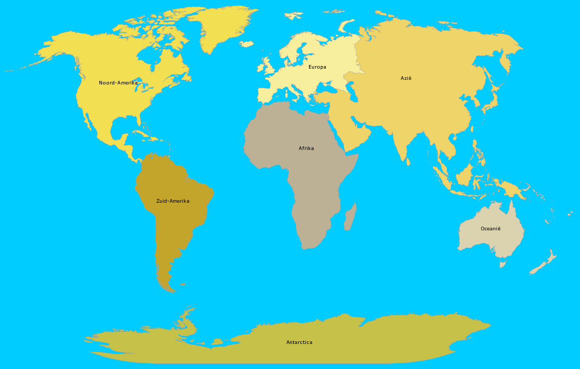 Wereldkaart Azie - KibrisPDR