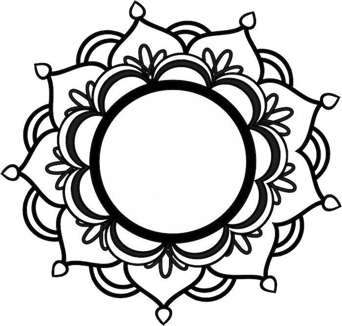 Blumen Mandala Tattoo - KibrisPDR