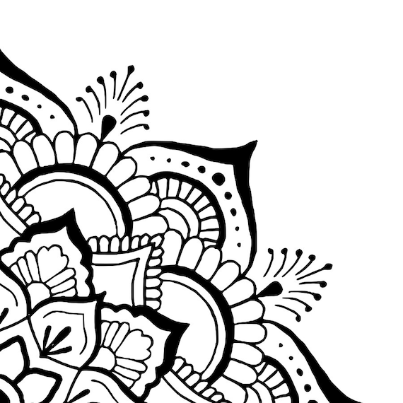 Detail Blumen Mandala Tattoo Nomer 10