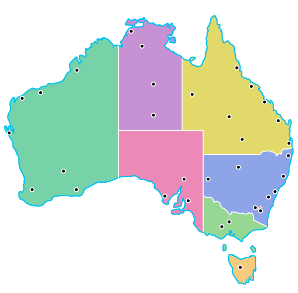 Detail Kartenskizze Australien Nomer 7