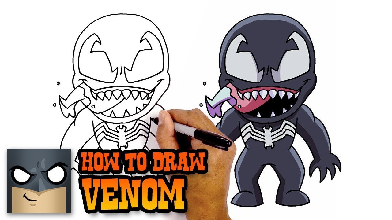 Detail Venom Drawing Nomer 2