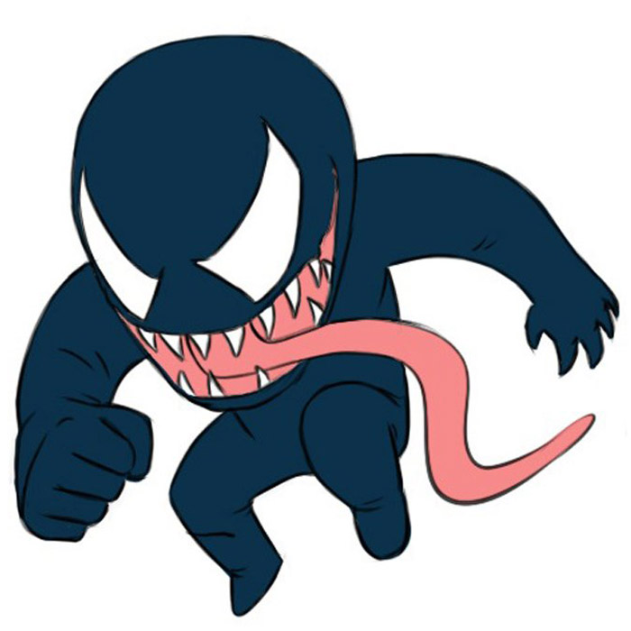 Detail Venom Drawing Nomer 3