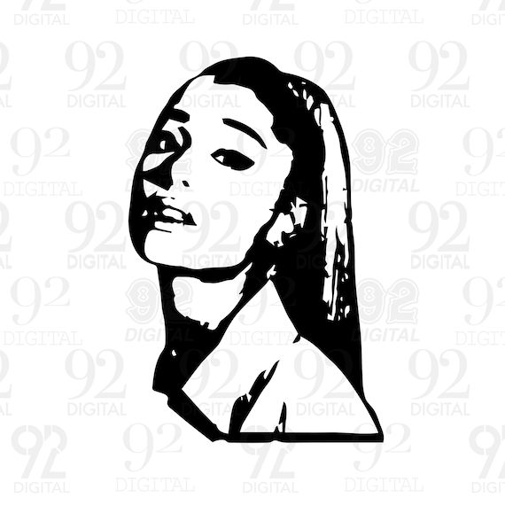 Detail Ariana Grande Black And White Nomer 2