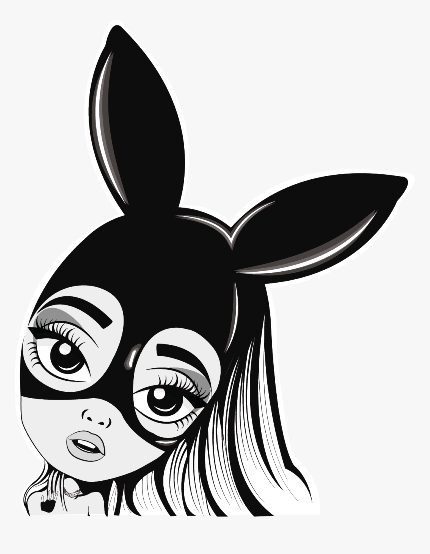 Detail Ariana Grande Black And White Nomer 4