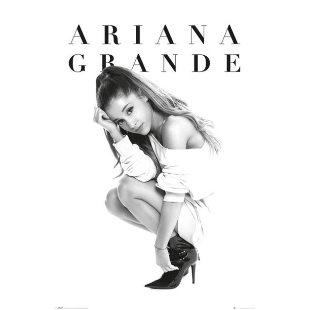 Detail Ariana Grande Black And White Nomer 8