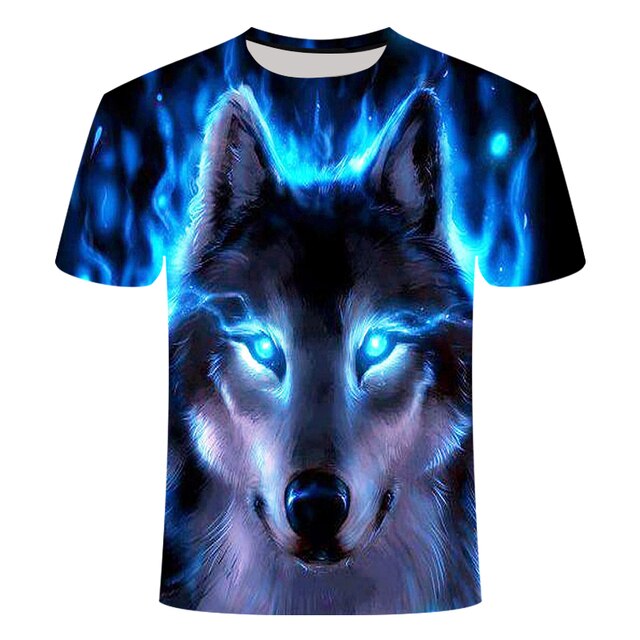 T Shirt Wolf Mond - KibrisPDR