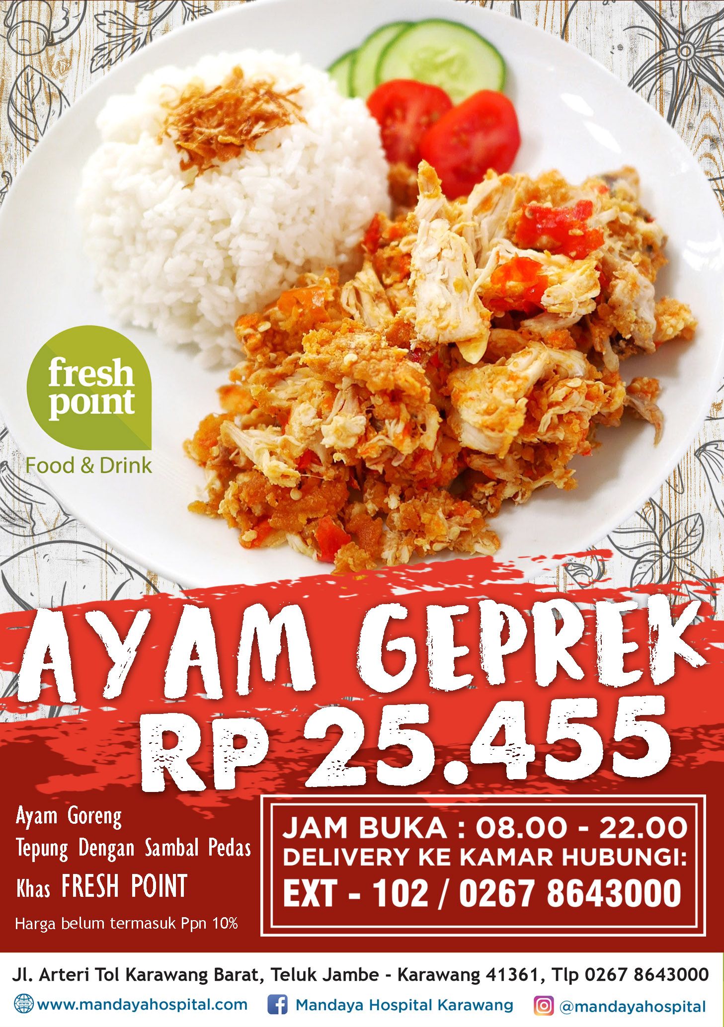 Detail Foto Makanan Ayam Geprek Nomer 15