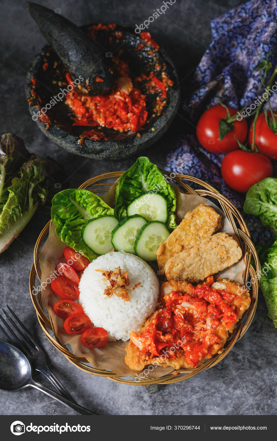 Detail Foto Makanan Ayam Geprek Nomer 18