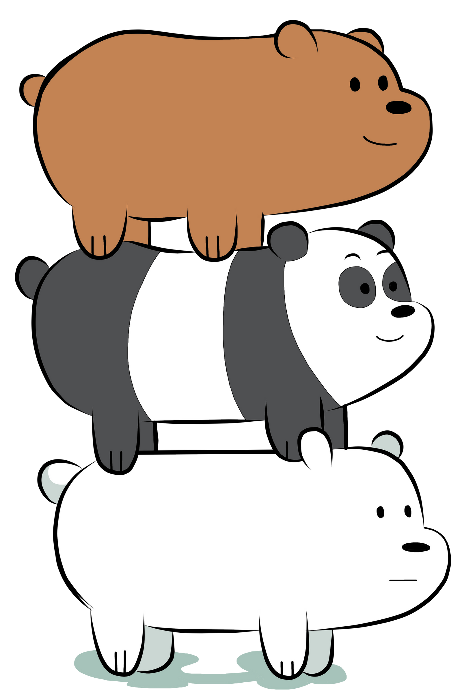 Detail We Bare Bears Fanartikel Nomer 29