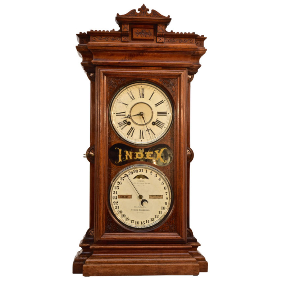 Antique Calendar Clock - KibrisPDR