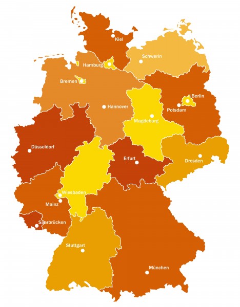 Detail Deutschland Karte Politisch Nomer 13