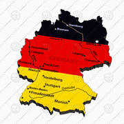 Detail Deutschland Karte Politisch Nomer 21