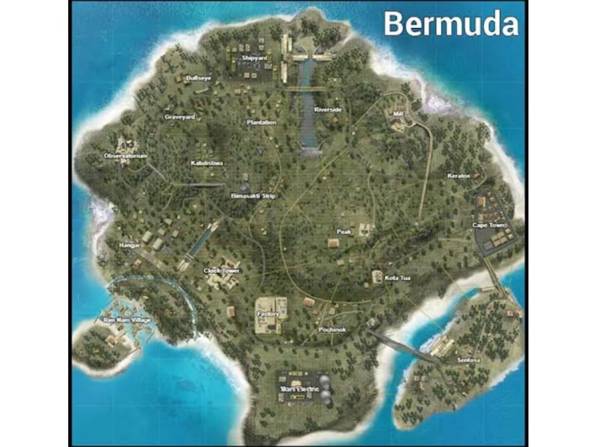 Detail Foto Map Bermuda Nomer 3