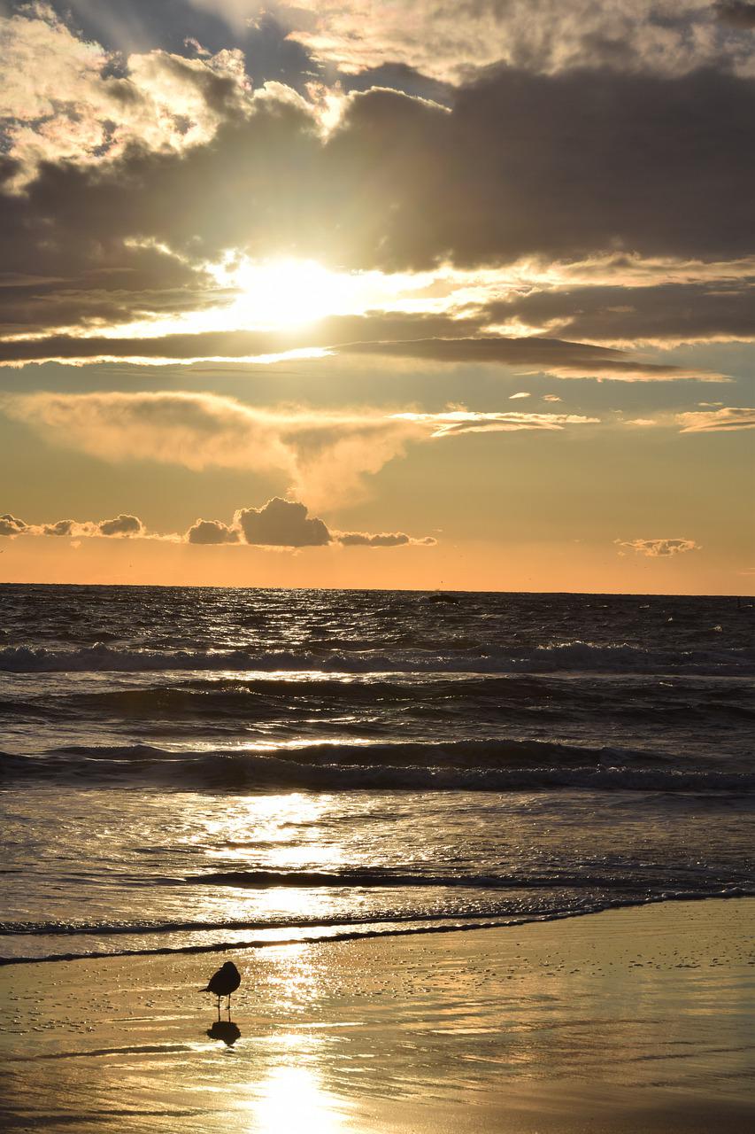 Detail Foto Matahari Terbenam Di Pantai Nomer 26