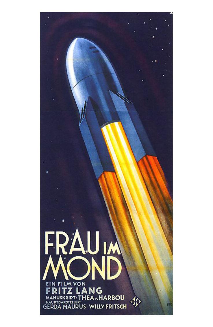 Frau Im Mond Poster - KibrisPDR