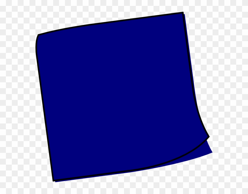 Detail Blue Post It Note Clipart Nomer 6