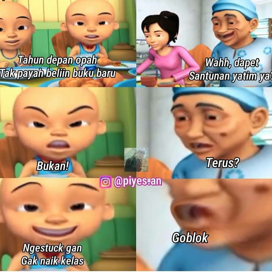 Detail Foto Meme Upin Ipin Lucu Nomer 2