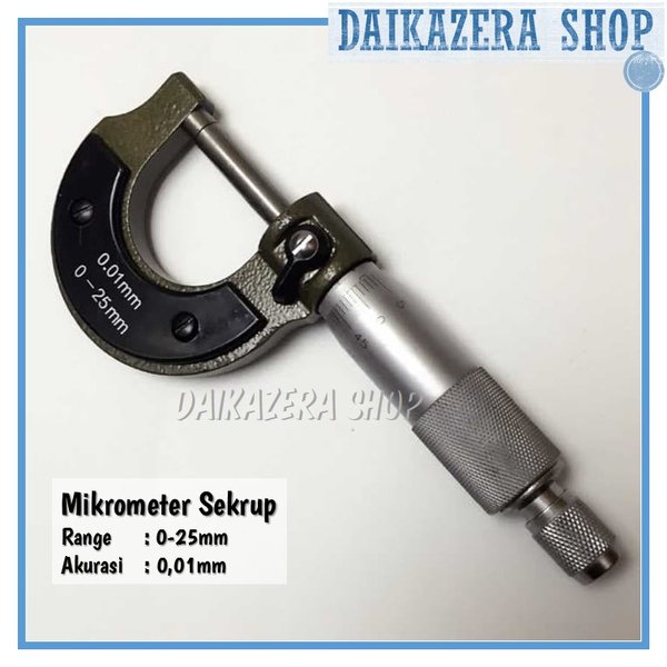 Detail Foto Mikrometer Sekrup Nomer 25