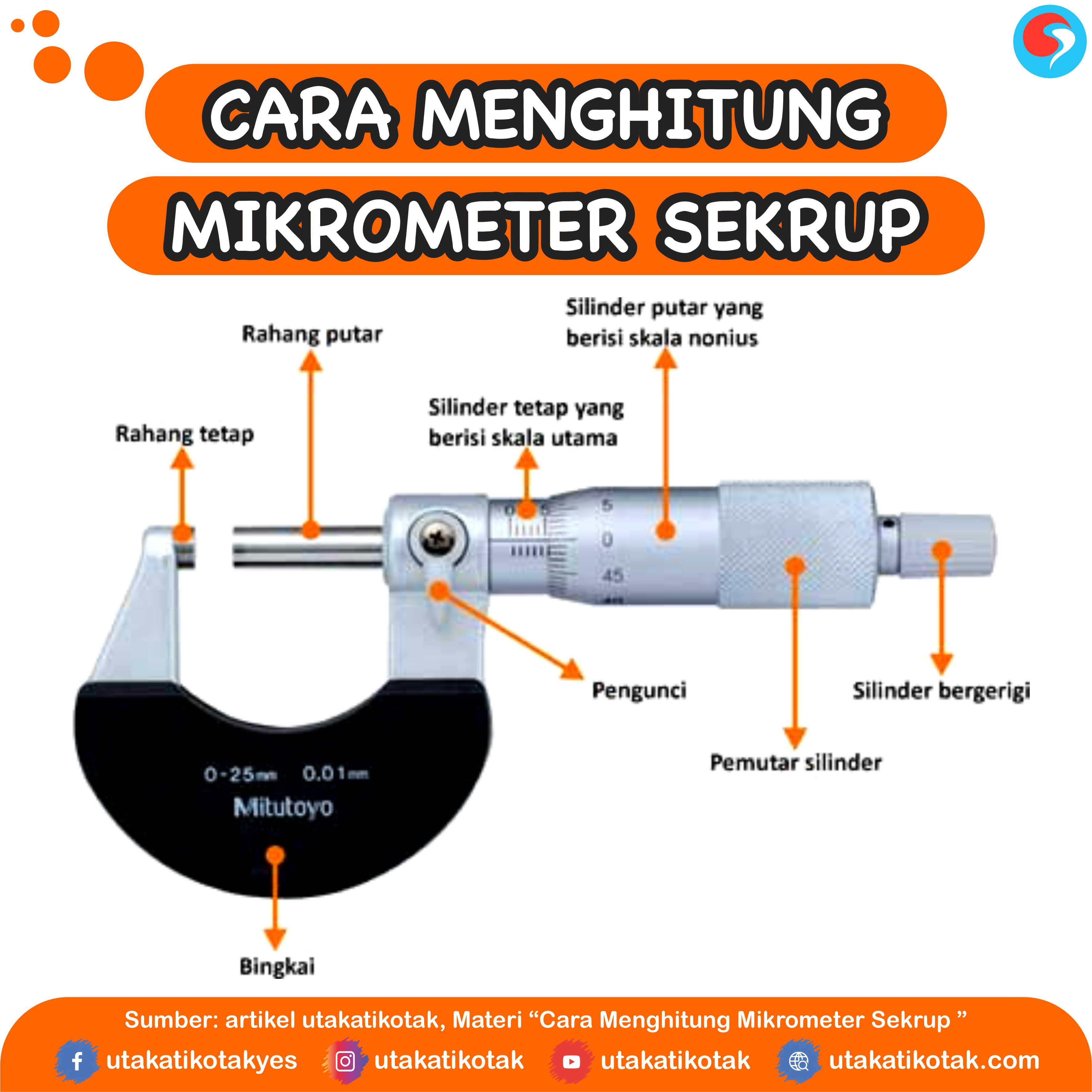 Detail Foto Mikrometer Sekrup Nomer 42