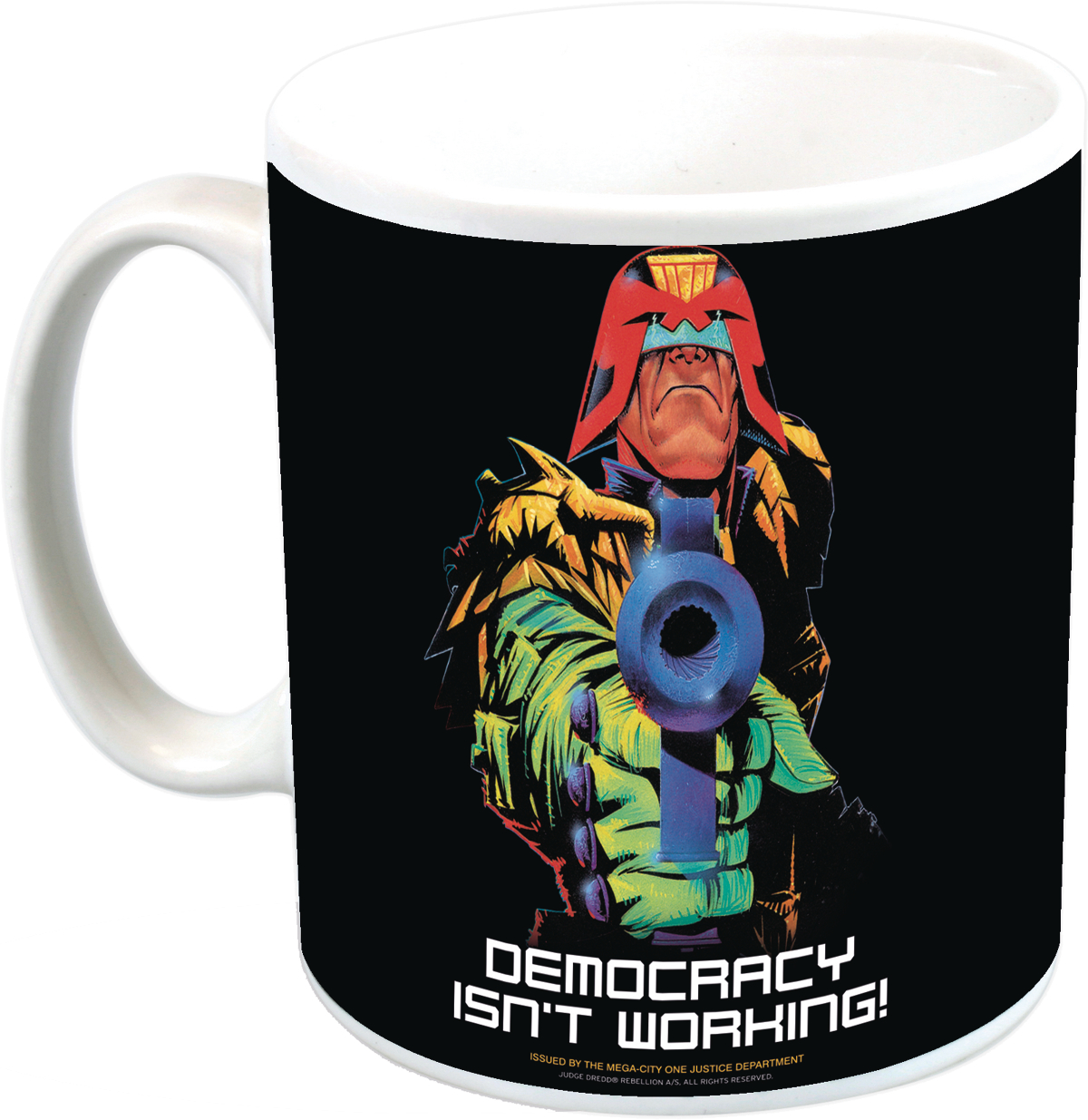 Detail Judge Dredd Mug Nomer 2