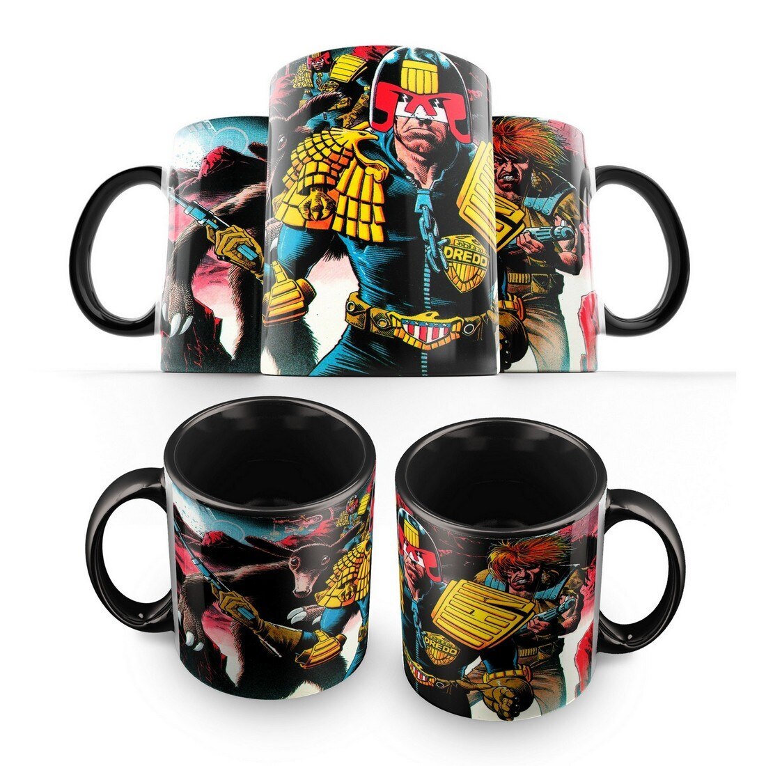 Detail Judge Dredd Mug Nomer 6