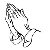 Praying Hands Vector Png - KibrisPDR
