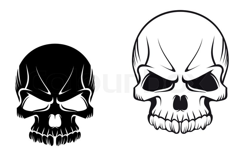 Detail 3d Skull Tattoo Designs Nomer 6
