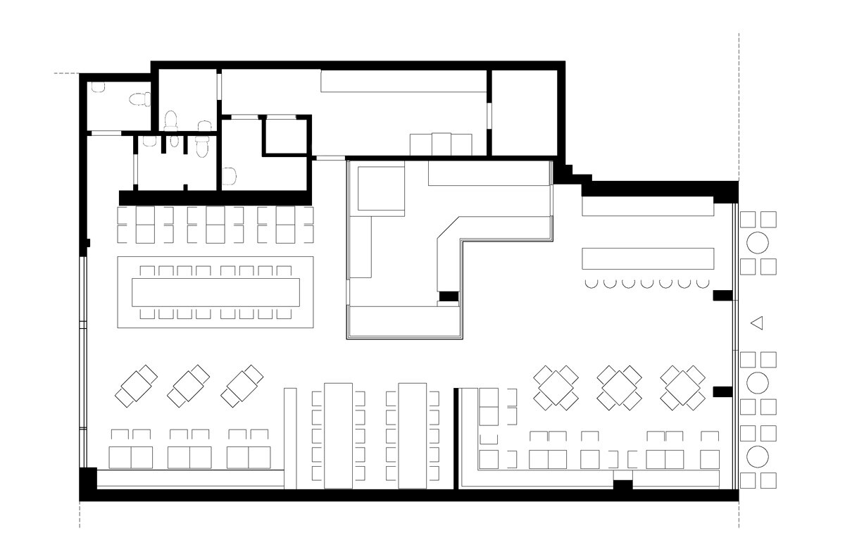 Detail Cafe Grundriss Nomer 10