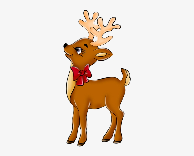 Detail Christmas Deer Clipart Nomer 10