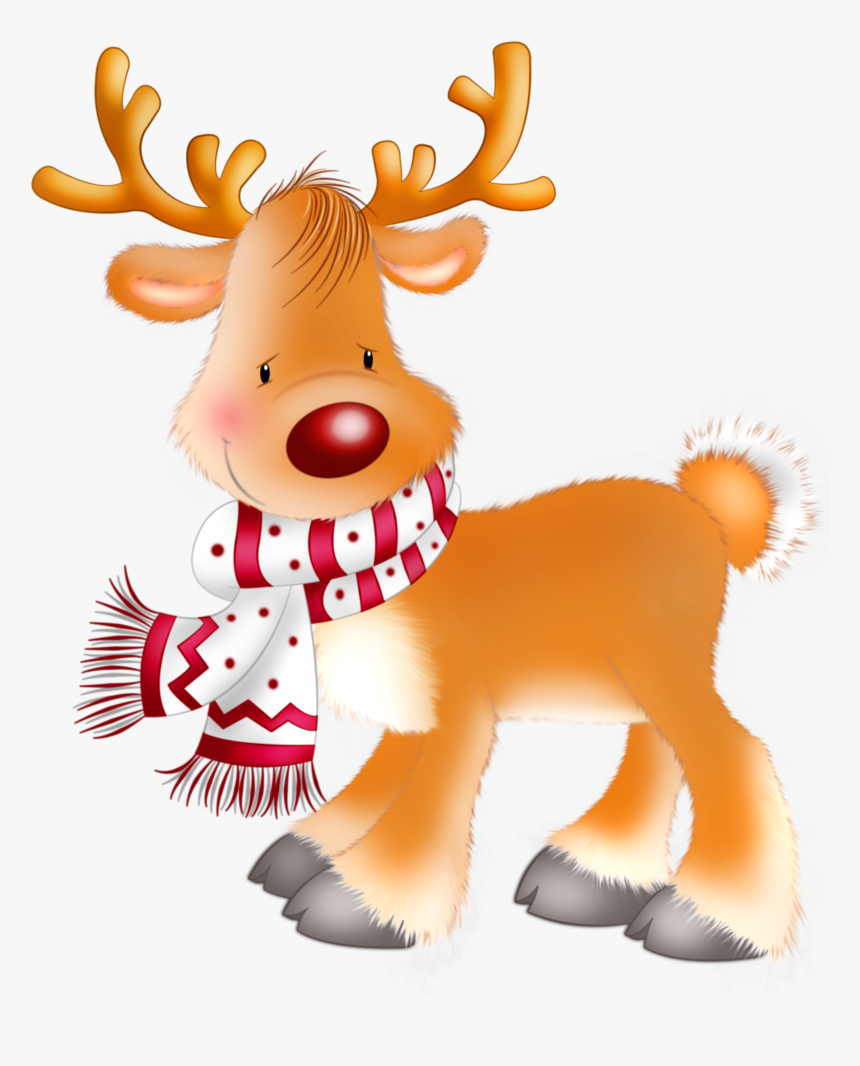 Detail Christmas Deer Clipart Nomer 11